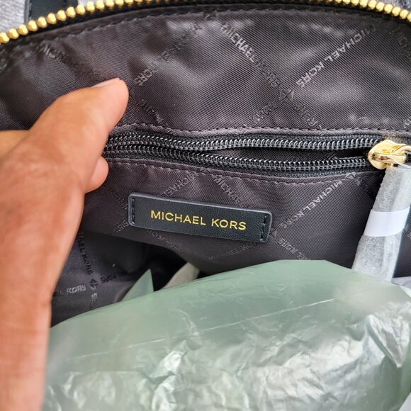 MICHAEL KORS Cindy Large Black Backpack!! - NWT